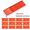 100 Pieces Two Cutting Plastic Razor Blade Label Clean Razor Glue Remover Window Glass Clean Scraper Car Wrap Sticker Squeegee