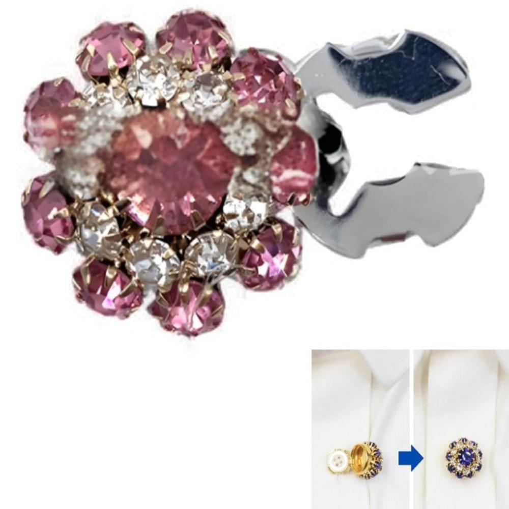 2KS Kamínkový Kamínkový Kryt Knoflíku DIY Doplňky Knoflíková Krabička na Košili na Ozdobu Košile Šatů