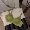Thin hollow jelly soft support fixed cup underwear women's seamless lift small breasts gather and close the double breasts beautiful back bra