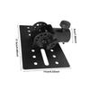 35mm Metal Tripod Pole Mount Rotatable DJ Speaker Stand Adapter Tripod Holder Mounting Base Mic Stand Bracket Adapter