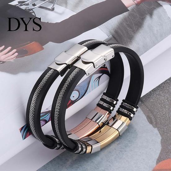 Unique Men Titanium Steel Hand Chain Handmade Bracelet Bangle Club Jewelry Gift