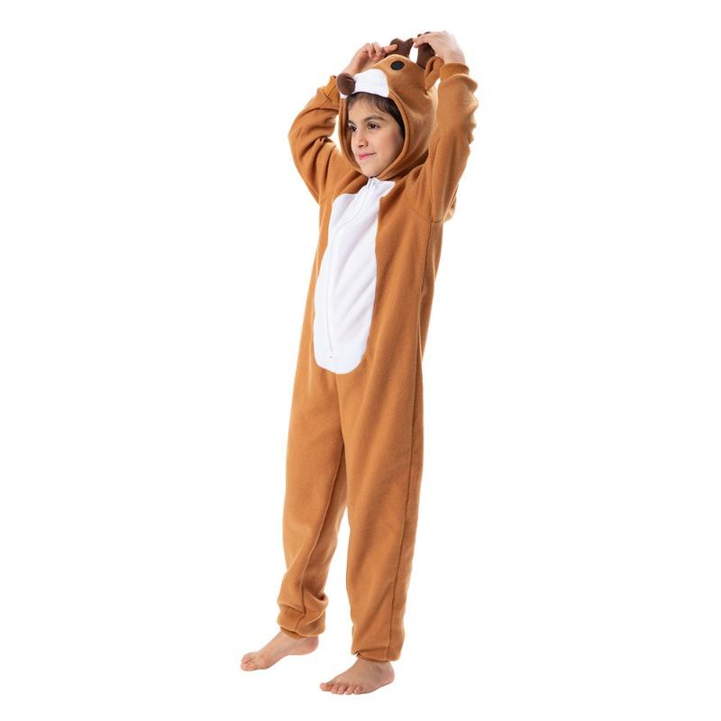 New Christmas Children's Elk One-piece Pajamas Christmas Shopping Mall Activities Atmosphere Reindeer Animal Costume