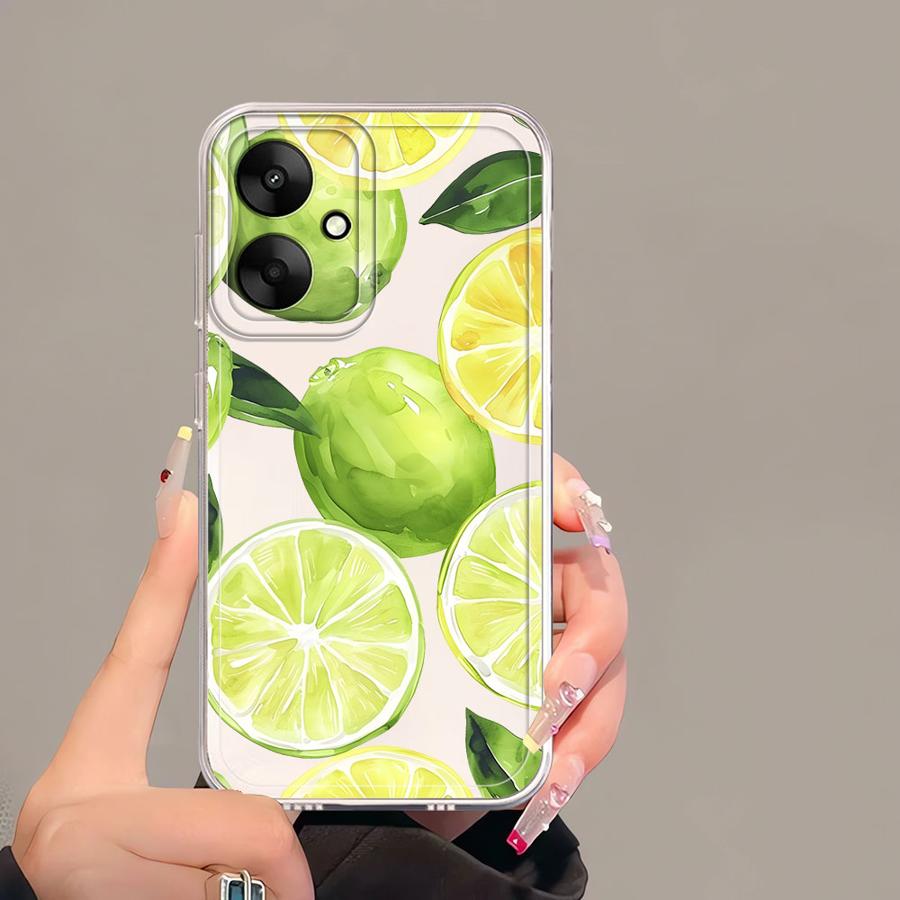 Fruit Letters Case for Xiaomi Mi 11T Pro 11 Lite Soft Phone Cover