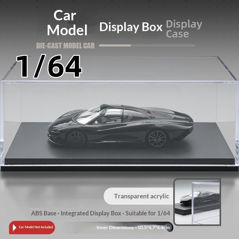 *Hot Sale 1/5Pcs Acrylic Dust-Proof Showcase & Storage Organizer Box For MiniGT 1/64 Diecast Model Car Display Case With Cover
