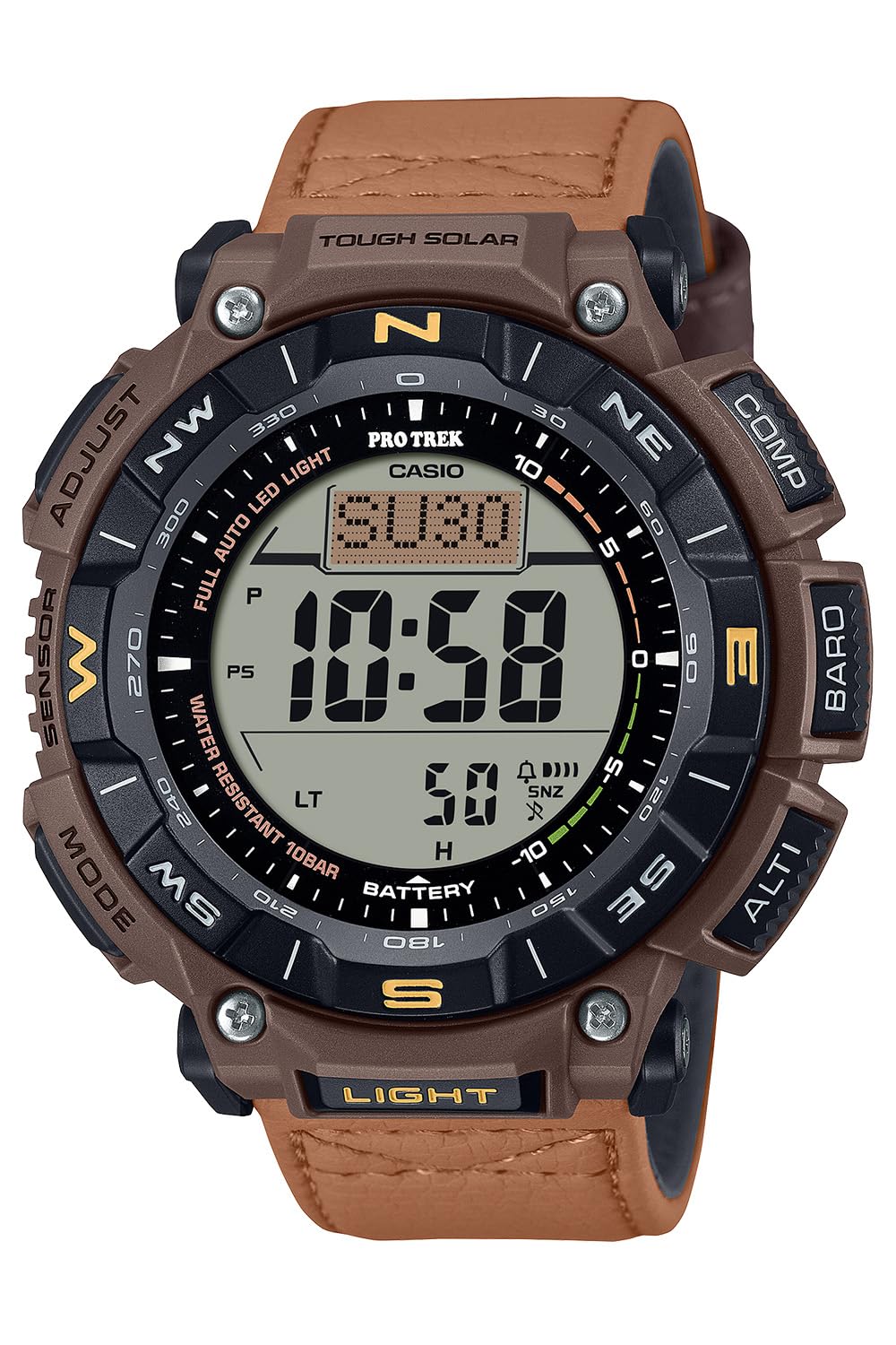 

Protrek Watch Line Tough Solar Biomass Plastic Coyote Brown [Casio] []Climber PRG-340L-5JF для чоловіків