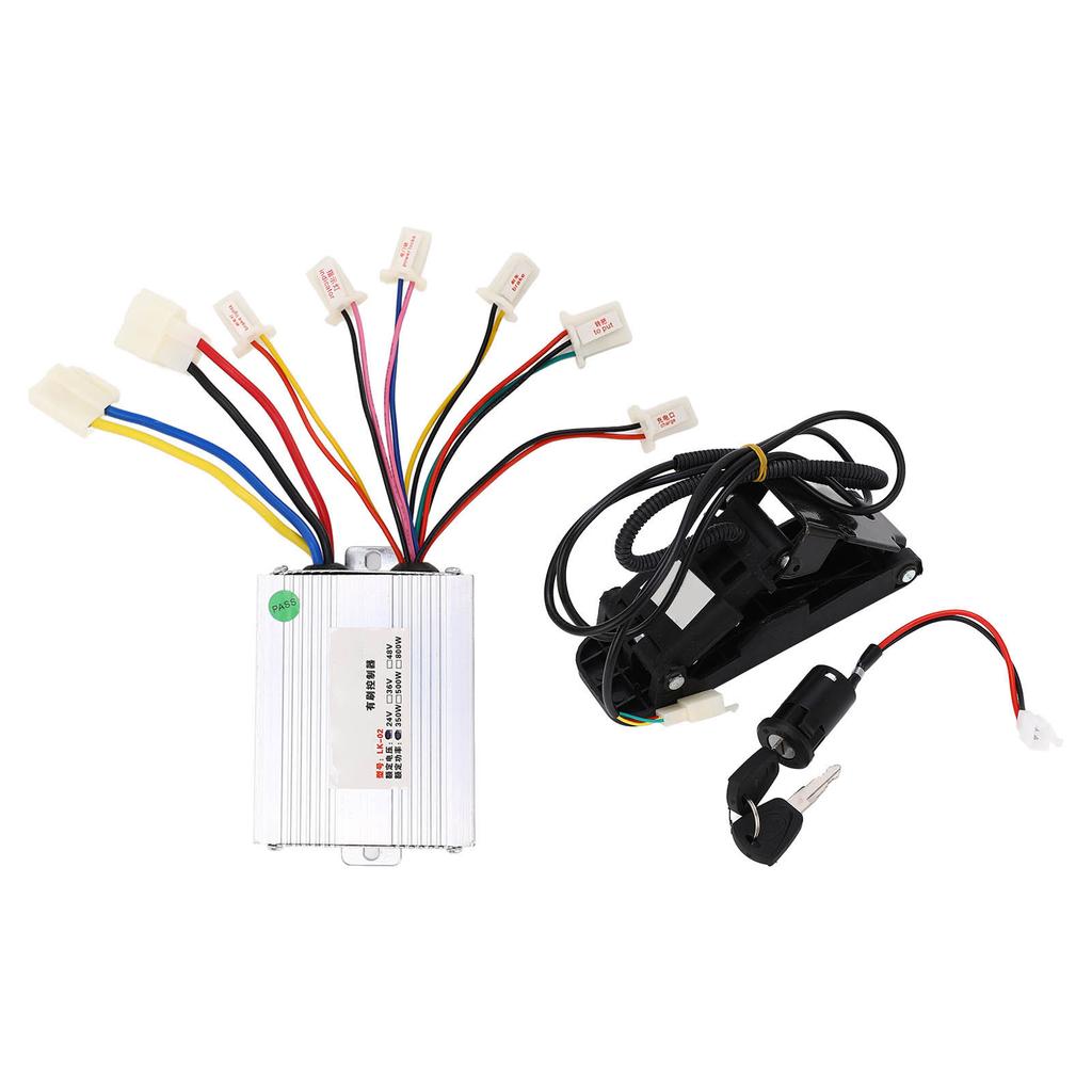 24V 350w Electric Tricycle Foot Pedal Throttle Controller Kit Lithium Ion Bike Pedal Throttle