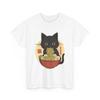 Cat Ramen Funny Graphic Tees Japanese Kawaii Cat Anime T Shirt
