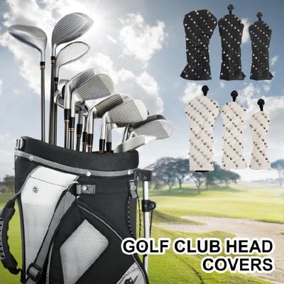 Golfs Driver Golfschlägerhülle Eisen Schlägerhaube, Golfs Mallet Putter Schlägerhaube Golfschläger Kopfbedeckung Golfs für Männer Frauen