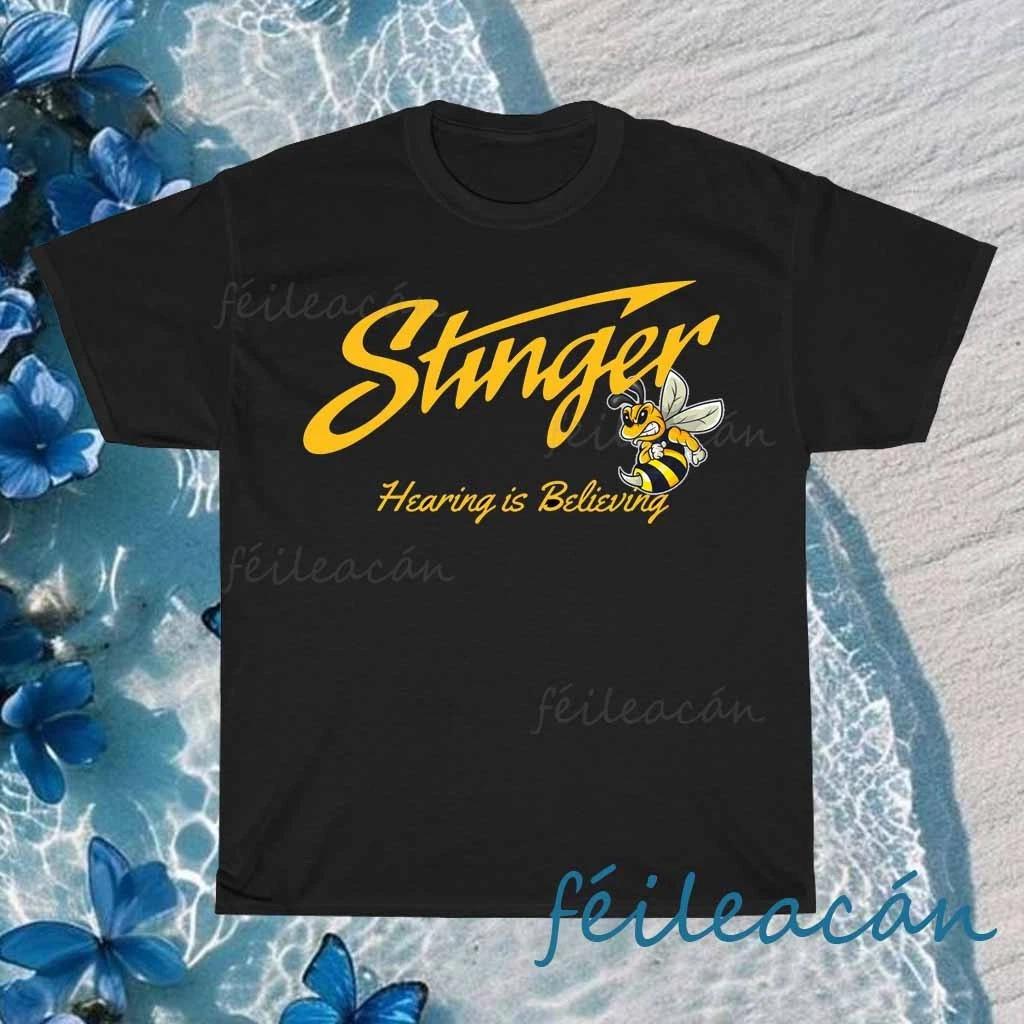 

New Shirt Stinger Car Audio T-Shirt Logo American T-Shirt Funny Size S to 5XL S
