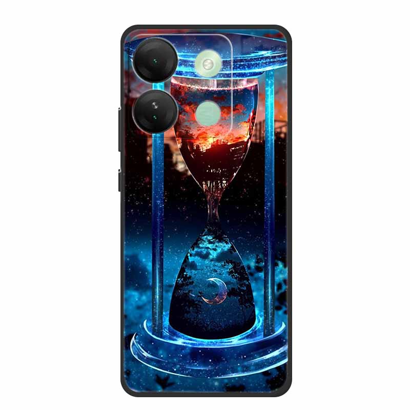 For Infinix Smart 7 HD Plus Case Black Silicone Soft Back Cover Case For Infinix Smart 7 Plus HD Phone Case Smart7 HD 7Plus Capa