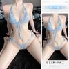 Lace three-point suit female sexy small breasts show big pure desire underwear cute pajama suit
