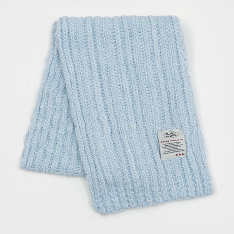 RECLOW HALFNA MUFFLER BEANIE SET SKY BLUE