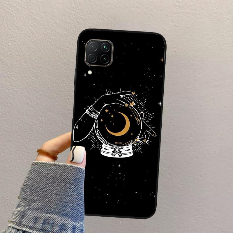 Fortune Telling Moon Stars Hands For Huawei Nova 10 9 SE 8i 11i 12i 12s Y60 Y61 Y70 Y90 Y72 Y73 Y91 P60 Pro P40 P30 Lite Case
