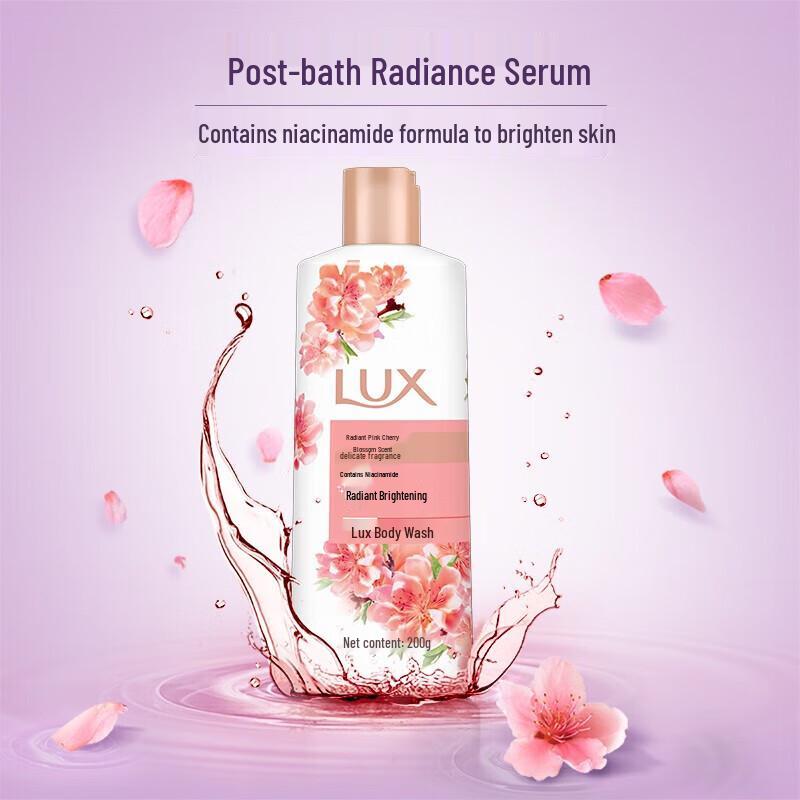 LUX Pink Cherry Blossom Brightening Scented Shower Gel