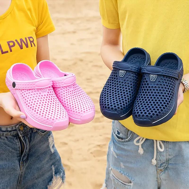 Slippers Original Women Men Brand Sandals Mujer Beach Casual Shoe EVA Yees Slidee Men Slides Summer Unisex Clogs Home Size35-46