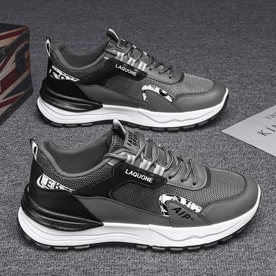 Herrenschuhe Frühling Senior-Sinn Sommer atmungsaktive Mesh-Schuhe Jugend Sport- und Freizeitschuhe