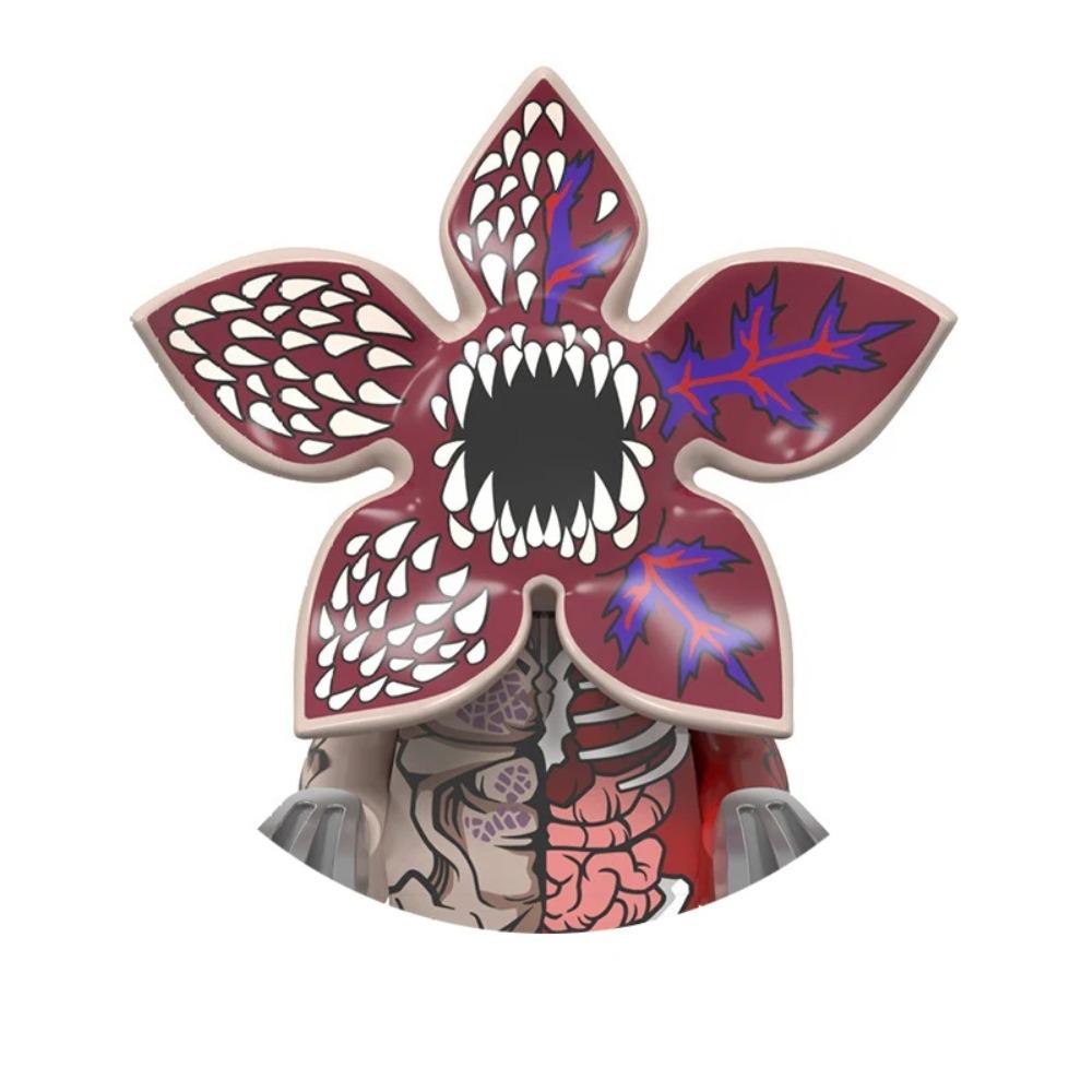 4Pcs/Set Dustin Eleven Mike Will Hopper Joyce Brenner Demogorgon Vecna Model Buliding Blocks Bricks Construction Toys For Kids