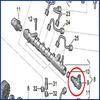 Fuel Rail Pressure Relief Valve For Opel Insignia Astra Saab