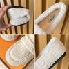 Fashion 2025 Ladies Luxury Lambswool Loafers Moccasins Femme Winter Cotton Shoes Women Warm Plush Slip On Curly Furry Sheep Fur Flats