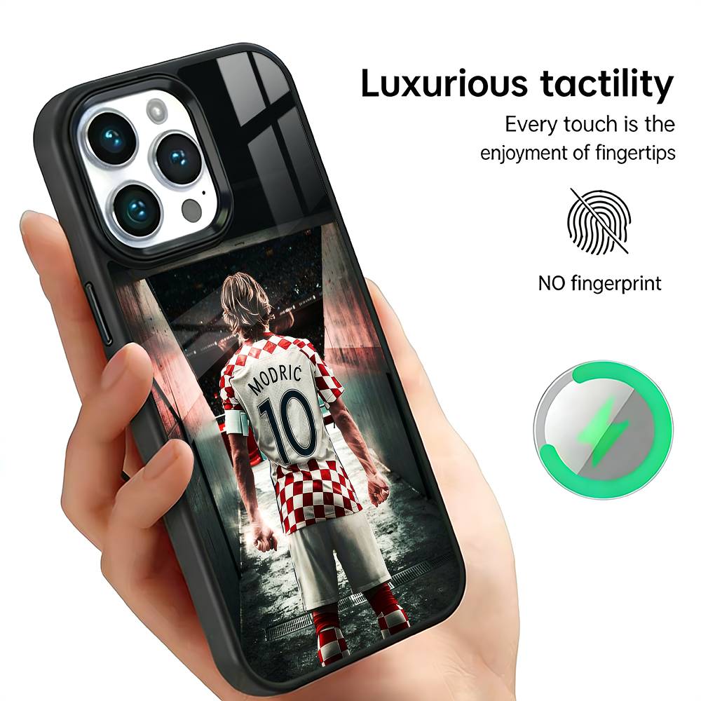 L-Luka M-Modric Croatian Maestro Phone Case For iPhone17,16,15,14,13,12,11 Plus,Pro Max, New Magnetic Wireless Charging iPhone14