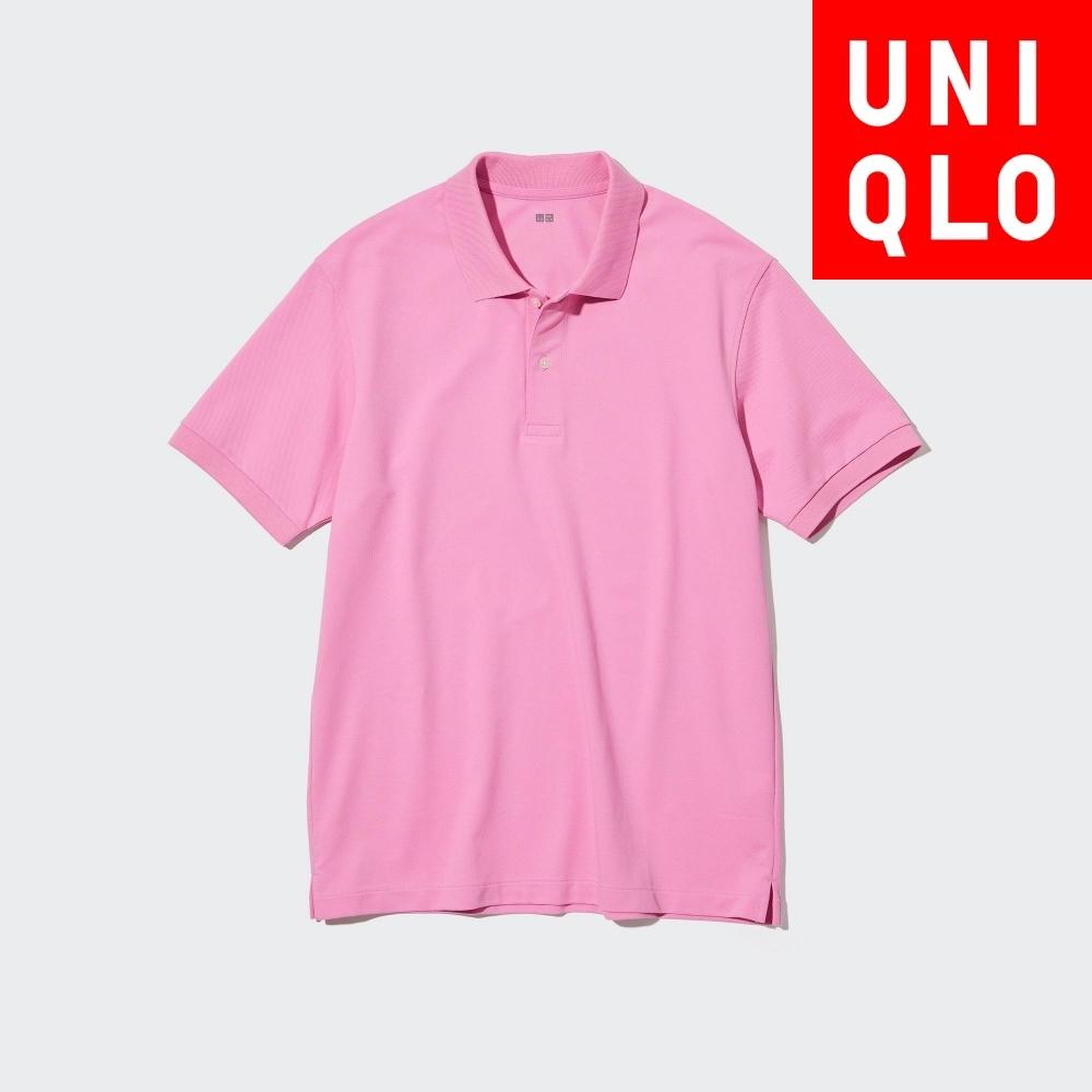 

Рубашка-поло из сухого пике UNIQLO с короткими рукавами 69 NAVY/MEN XS