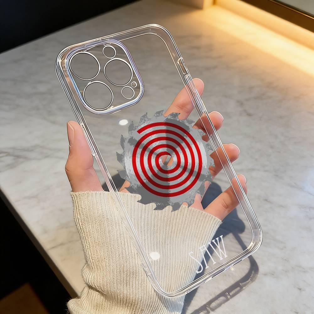 S-Saw Jigsaw-w Phone Case For iPhone 17 16 15 14 13 12 11 Mini Pro Max Plus Transparent Cover iPhone16e