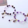 Natural Amethyst Bracelet  Bangles Women Fashion Jewelry Accessories Gift