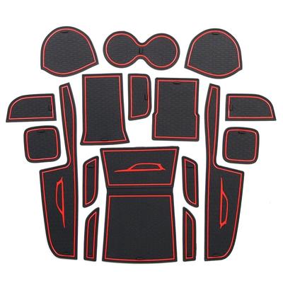 Car Door Slot Mat for Suzuki Vitara 2016 2017 2018 2020 2024 2024 2024 Car Gate Groove Pad Console Cup Holder Insert Coaster