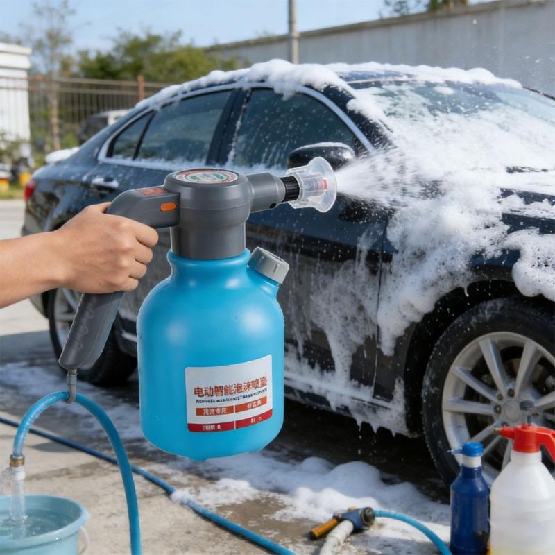 Powerful Electric Liquid Dispenser With 2600mAh Battery And 2L Capacity For Vehicle Washing Home Cleaning And Pet Care