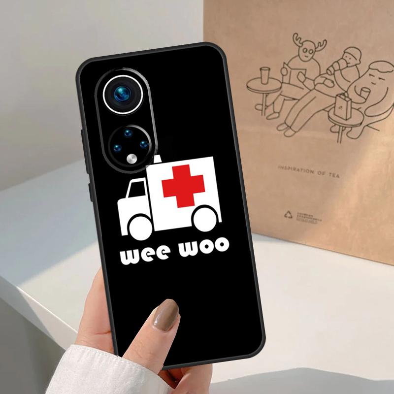 Wee Woo Ambulance For Honor Magic 8 7 6 5 Pro Case For Honor X9d X9c X9b X9a X8c X8b Win 200 400 50 70 90 Lite