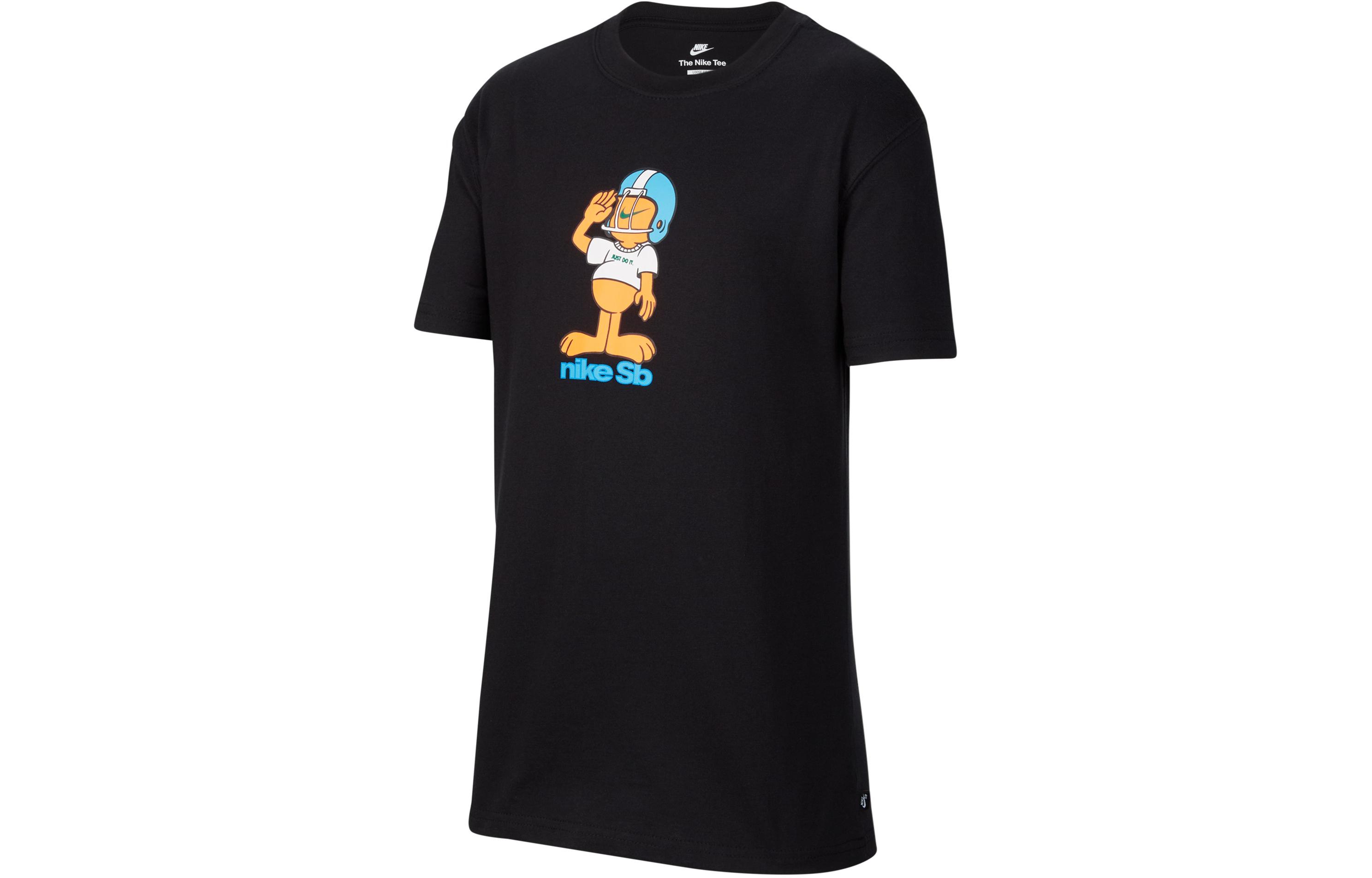 

Nike Kids T Shirts Crew Neck Moderate FN9640-010 L