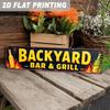 Retro Metal Wall Art for Home Office Beer Bar Decor