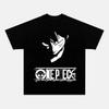 One Piece Luffy T-Shirt Vintage Anime Manga Graphic Tee