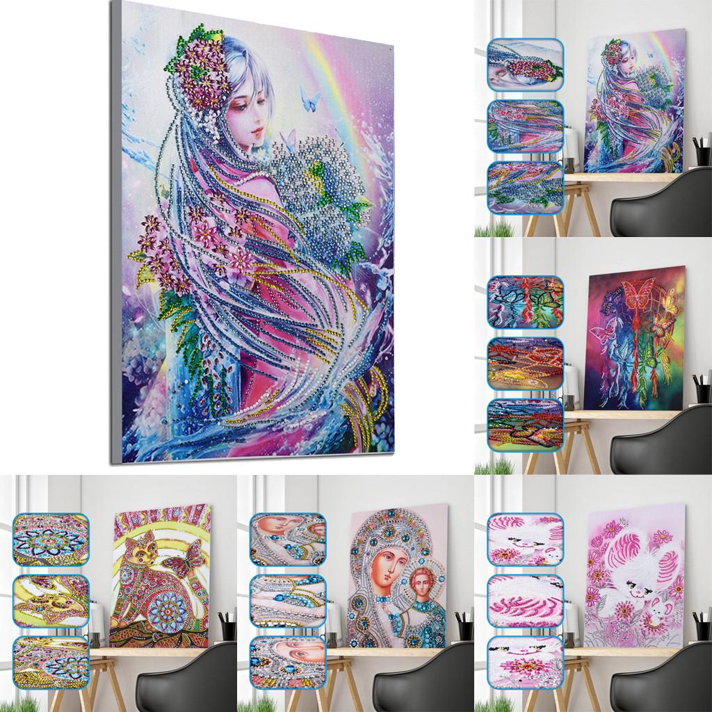 Buy Special Shaped Diamond Painting DIY 5D Partial Drill Cross Stitch ...