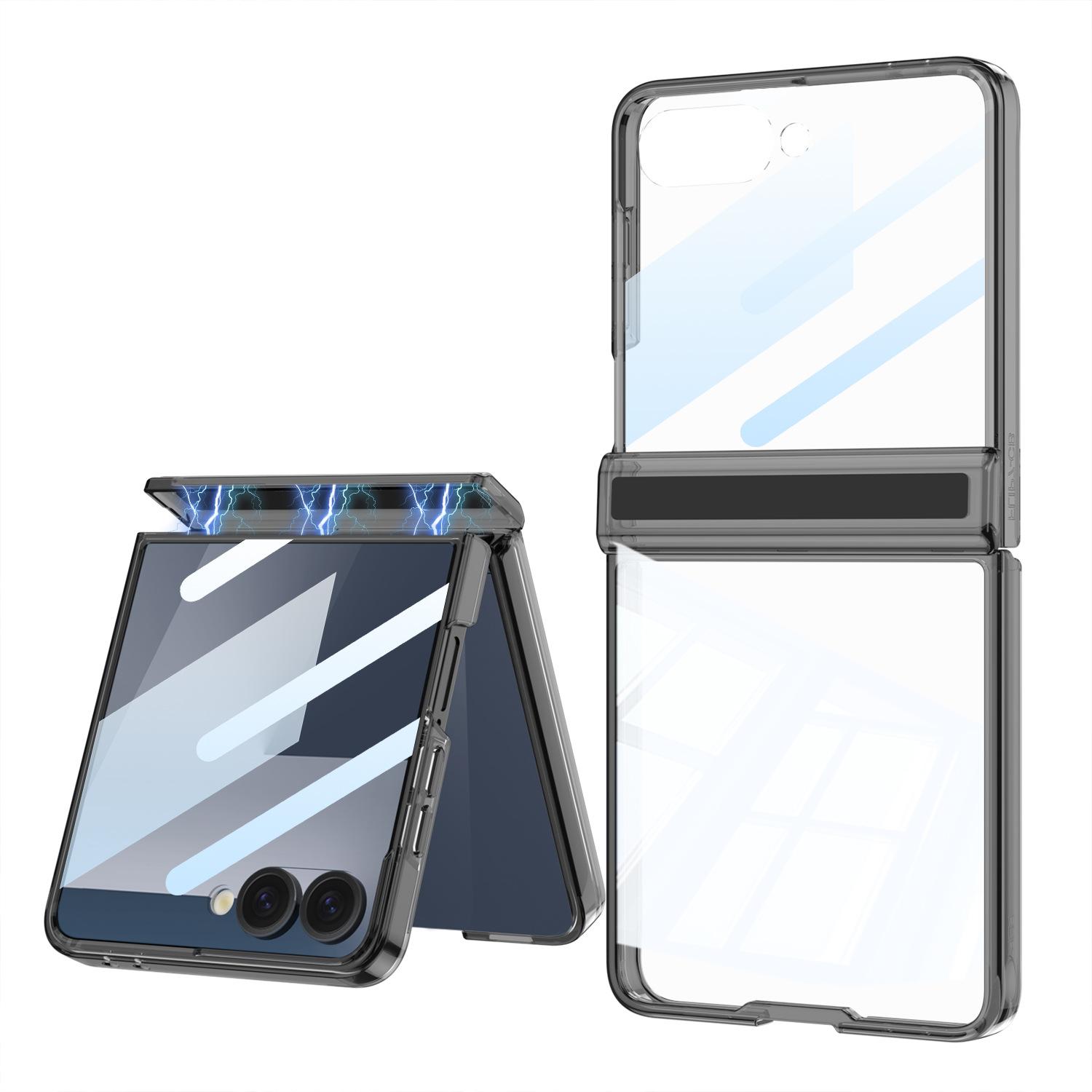 

Samsung Zflip7 Mobile Phone Case Tpu Hard Shell Folding Screen Magnetic Suction Hinge SM-Flip7