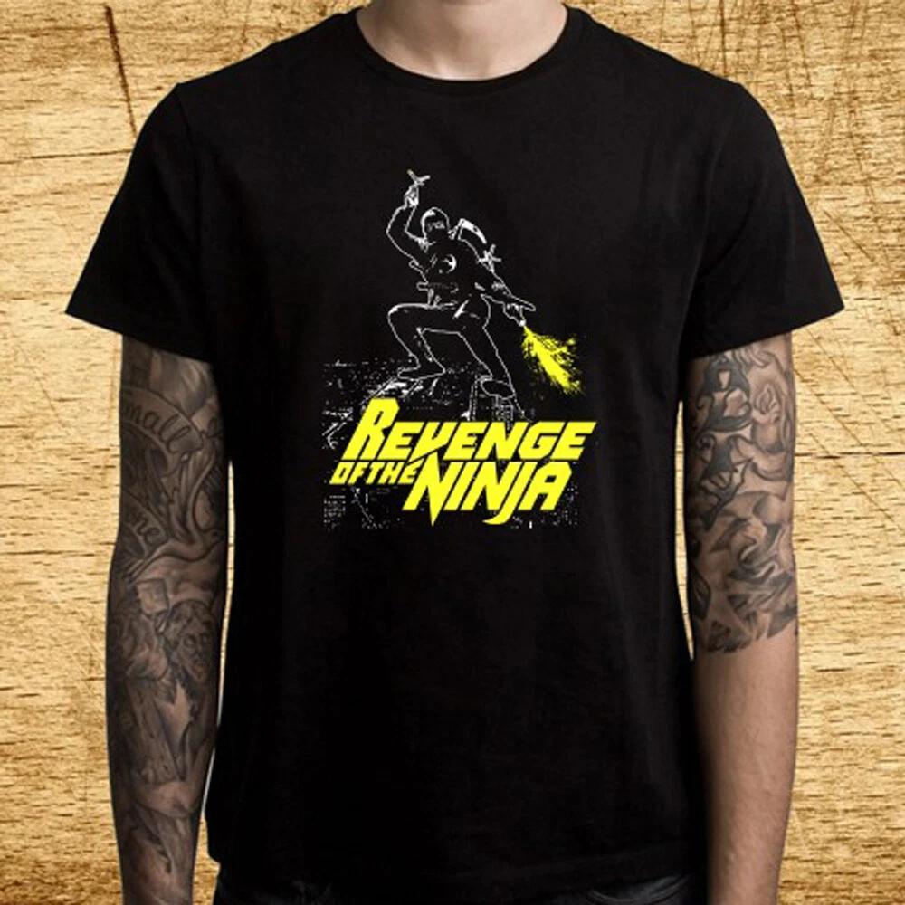 

Revenge of The Ninja Movie Men s Black T-Shirt Tee Top Unisex 4XL