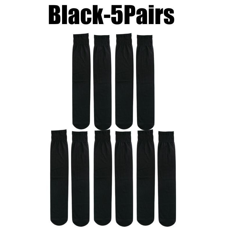 Ladies JKHosiery Semi Sheer White Thigh Highs Summer Thin Stockings Breathable Invisible Nude Tights Stretchable High Stockings