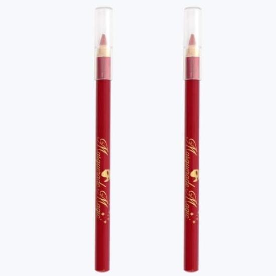 Masquerade Colorful Eyebrow A086 Autumn Leaves Red Cosplay (2 pieces)