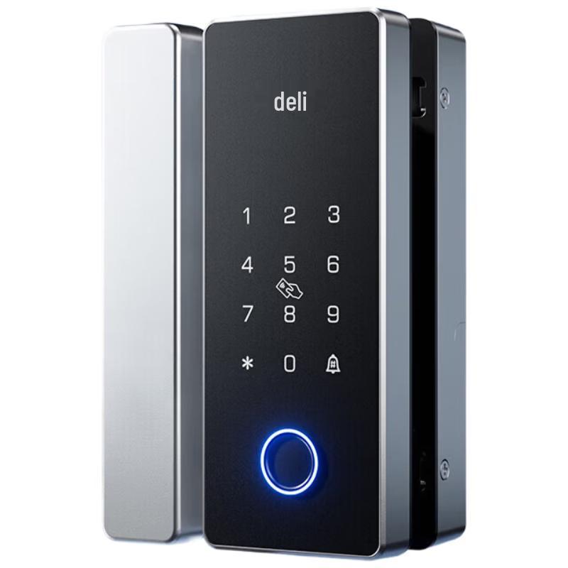 Deli AL103 Smart Fingerprint Glass Door Lock