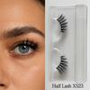 3D Effect Natural False Eyelashes Daily Wear Press On Multipack Lightweight Full Strip Lashes Pre-Glued Half Eyelash