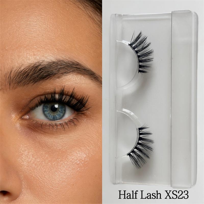 Thin Band Fluffy Corner Half Faux Mink Vagen 5d Synthetic Lashes Vendor Half Lashes Vendor Half eyelash&Mix