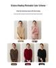 Women's Cashmere Drawstring Hoodie: Autumn & Winter Long Sleeve Knit Sweatshirt