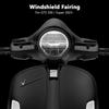 Motorcycle Windshield Windscreen For Vespa GTS 300 GTS300 Super 2023 2024 Front Plastic Wind Deflectors Black Carbon Fiber Look