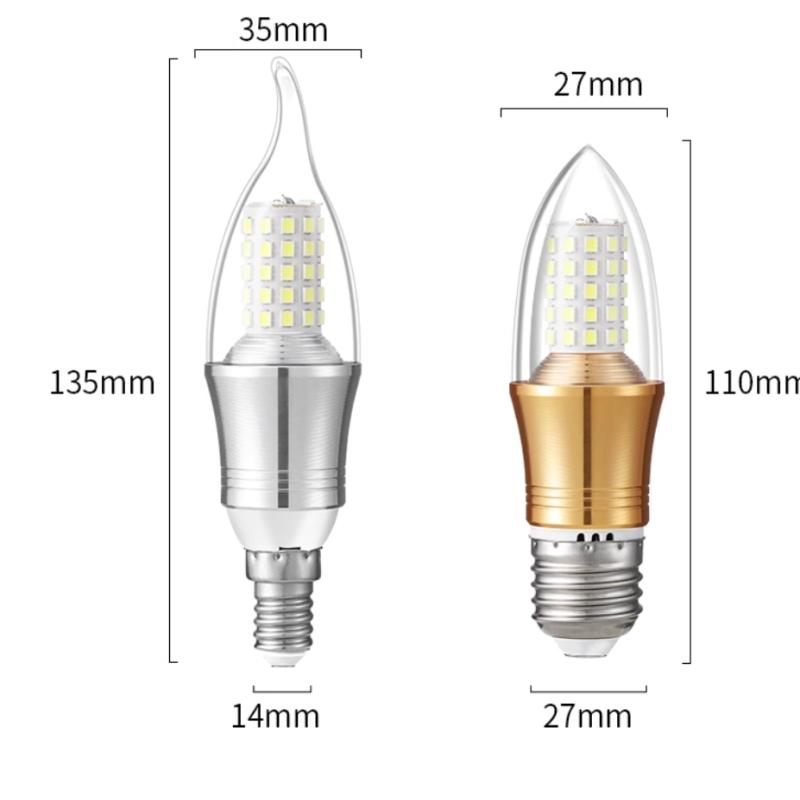 European Lamp Base E14 LED Bulb Turkish Lamp Bulb Dimmable 4W Equivalent 40W Incandescent Lights E14 Screw AC110V-220V