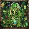 Psychedelic Alien Asaba Aesthetic Tapestry Hippie Bohemian Wall Mounted E-Sports Room Dormitory Party Background Home Decor