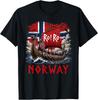 Row Norwegian Viking Ship Norway Flag Culture Row Country T-Shirt