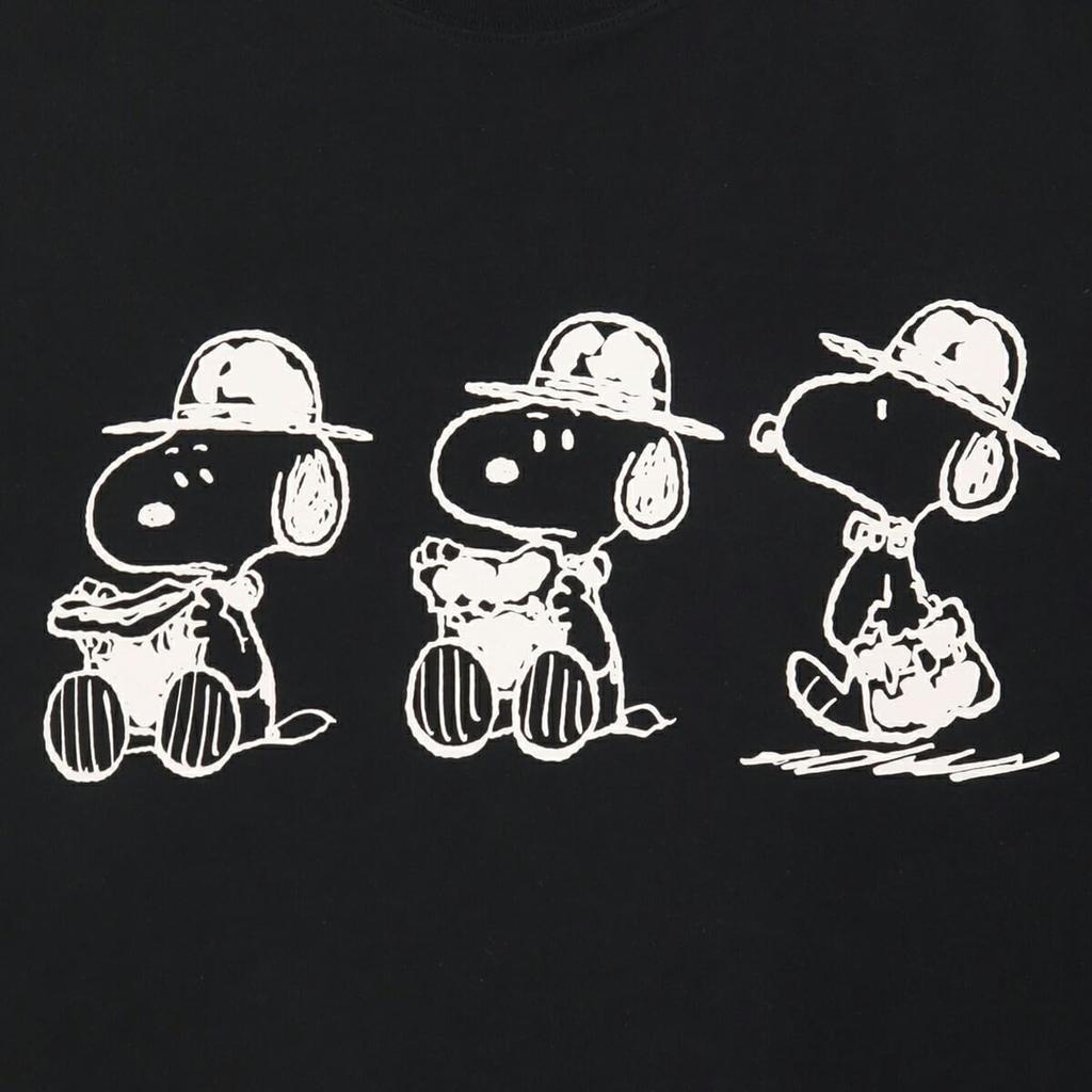New Era Short Sleeve Over Sized Cotton Tee 14682927 NER36A8355 Black M Peanuts Snoopy Collaboration ONSPOTZ Exclusive Apparel Oversized Authentic