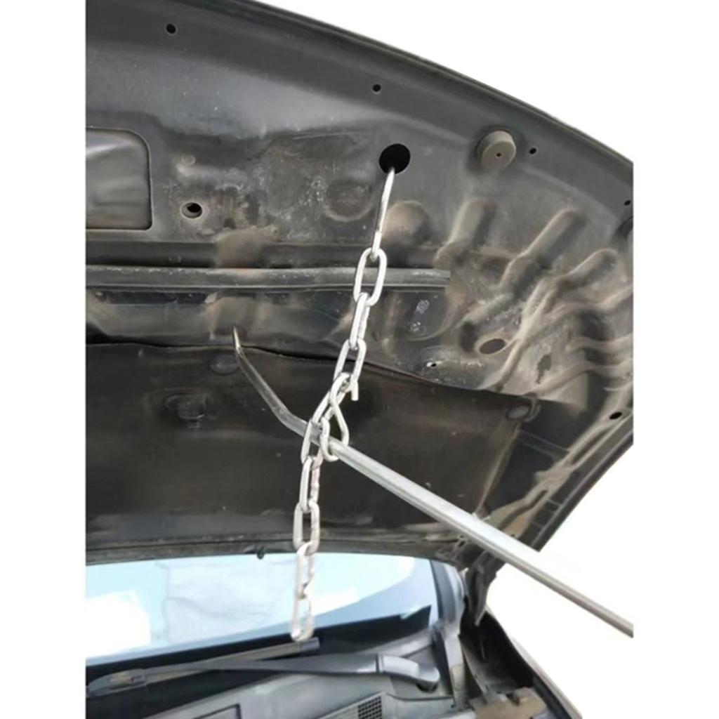 Auto Body Dent Puller Haken Dent Reparatur Flache Haken Edelstahl Push Stangen Körper Dent Entfernung Paintless Dent Reparatur