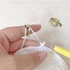 Knitting Loop Crochet Finger Ring Wear Thimble Yarn Guides Sewing Accessory