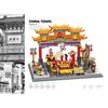 MOC World Famous Architecture Edifice Opera House Building Blocks Villa Savoye Bridge Tower Toy Children Birthday Christmas Gift